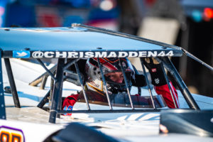 Madden gets ready to race at Eldora