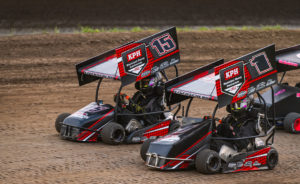 Donny Schatz's nieces racing at Mississippi Thunder Speedway
