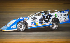 Jonathan Davenport leads at The Dirt Track at Charlotte