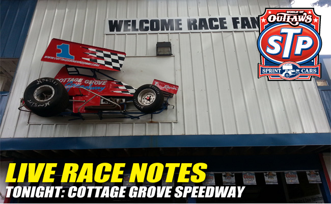 Live Race Notes Cottage Grove World Of Outlaws