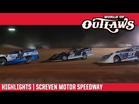 World of Outlaws Morton Buildings Late Models Screven Motor Speedway February 9, 2019 | HIGHLIGHTS
