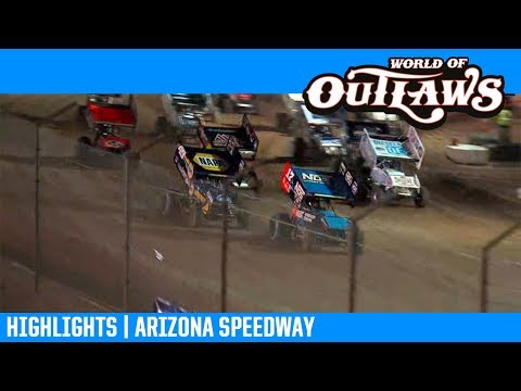 World of Outlaws NOS Energy Drink Sprint Cars Arizona Speedway April 6, 2019 | HIGHLIGHTS