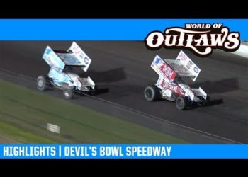 World of Outlaws NOS Energy Drink Sprint Cars Devil’s Bowl Speedway April 12, 2019 | HIGHLIGHTS