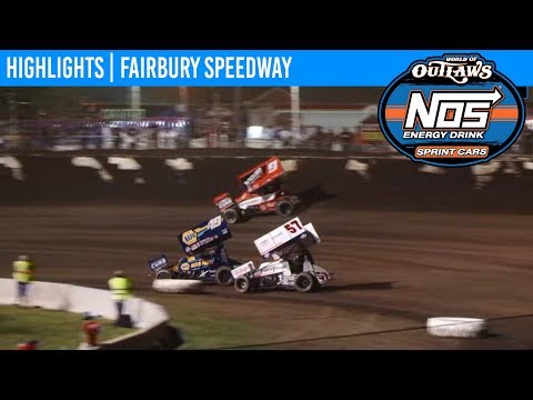 World of Outlaws NOS Energy Drink Sprint Cars Fairbury Speedway, June 4, 2019 | HIGHLIGHTS