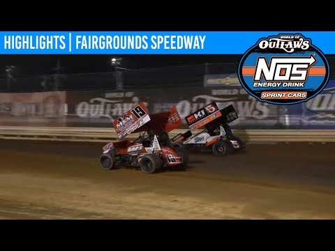 World of Outlaws NOS Energy Drink Sprint Cars Fairgrounds Speedway, June 1, 2019 | HIGHLIGHTS