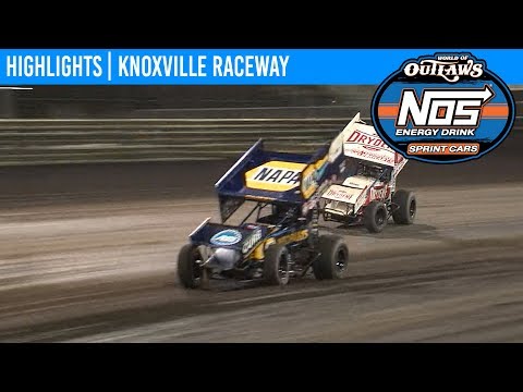 World of Outlaws NOS Energy Drink Sprint Cars Knoxville Raceway, June 15, 2019 | HIGHLIGHTS