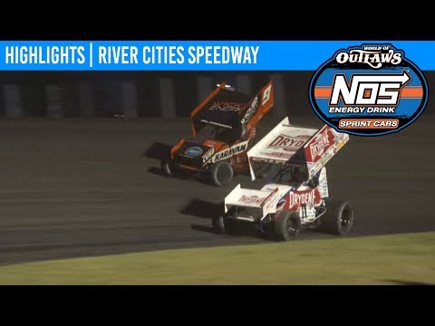 World of Outlaws NOS Energy Drink Sprint Cars River Cities Speedway, June 7, 2019 | HIGHLIGHTS