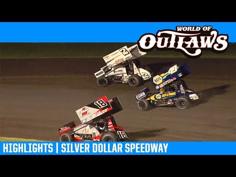 World of Outlaws NOS Energy Drink Sprint Cars Silver Dollar Speedway March 15, 2019 | HIGHLIGHTS