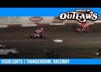 World of Outlaws NOS Energy Drink Sprint Cars Thunderbowl Raceway March 9, 2019 | HIGHLIGHTS