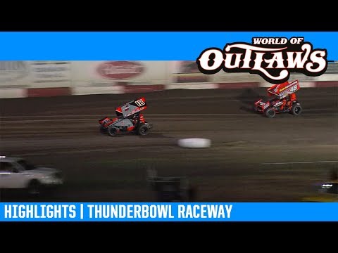 World of Outlaws NOS Energy Drink Sprint Cars Thunderbowl Raceway March 9, 2019 | HIGHLIGHTS