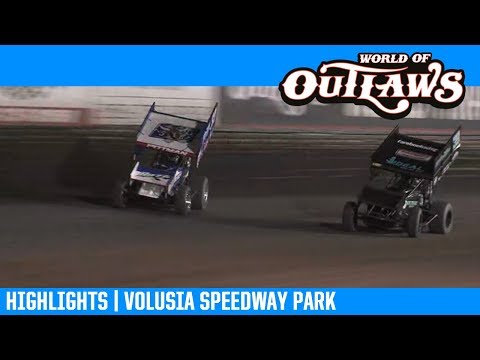 World of Outlaws NOS Energy Drink Sprint Cars Volusia Speedway Park February 9, 2019 | HIGHLIGHTS