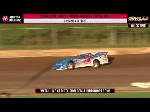 DIRTVISION REPLAYS | Plymouth Dirt Track July 29th, 2019