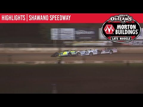 World of Outlaws Morton Buildings Late Models Shawano Speedway July 30th, 2019 | HIGHLIGHTS