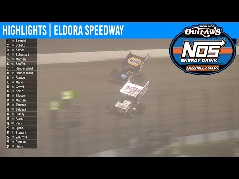 World of Outlaws NOS Energy Drink Sprint Cars Eldora Speedway, July 20th, 2019 | HIGHLIGHTS