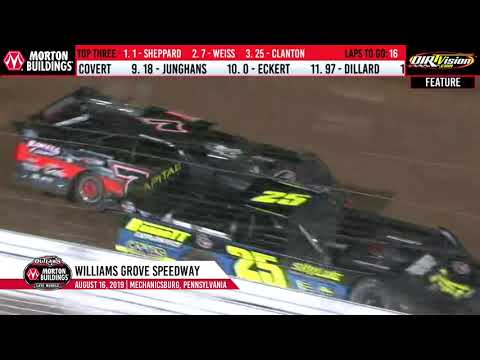 World of Outlaws Late Models Williams Grove Speedway, Aug 16th, 2019 | HIGHLIGHTS