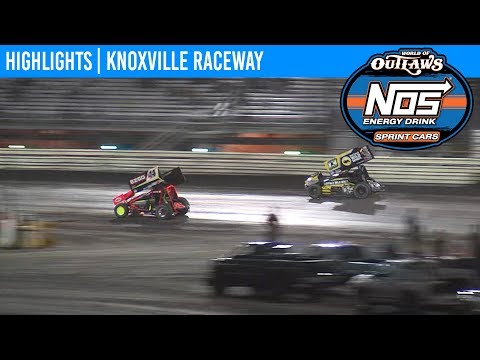 World of Outlaws NOS Energy Drink Sprint Cars Knoxville Raceway, August 7th, 2019 | HIGHLIGHTS