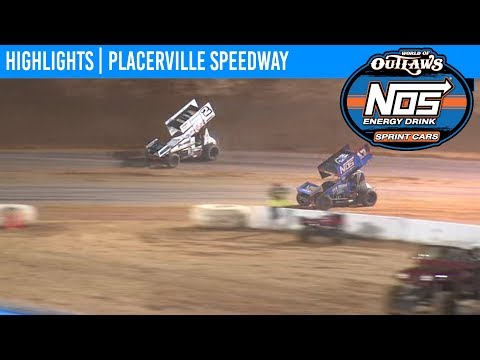 World of Outlaws NOS Energy Drink Sprint Cars Placerville Speedway September 11th, 2019 | HIGHLIGHTS