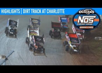 World of Outlaws NOS Energy Drink Sprint Cars Dirt Track at Charlotte, November 8, 2019 | HIGHLIGHTS