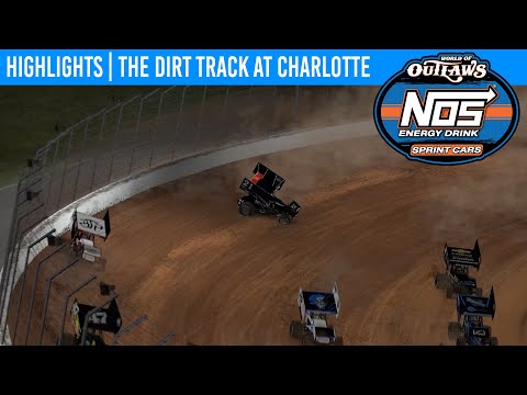 World of Outlaws NOS Energy Drink Sprint Cars Dirt Track at Charlotte, March 29th, 2020 | HIGHLIGHTS