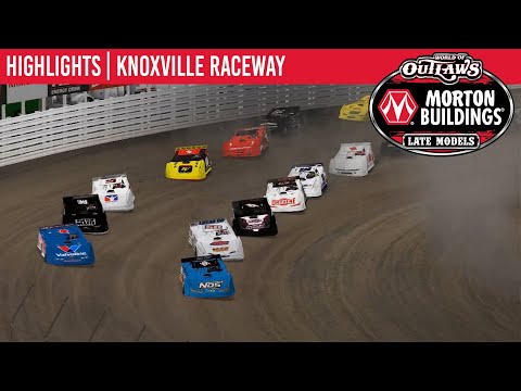 World of Outlaws Morton Buildings Late Models Knoxville Raceway, April 6, 2020 | HIGHLIGHTS