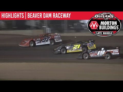 World of Outlaws Morton Buildings Late Models Beaver Dam Raceway August 4th, 2020 | HIGHLIGHTS