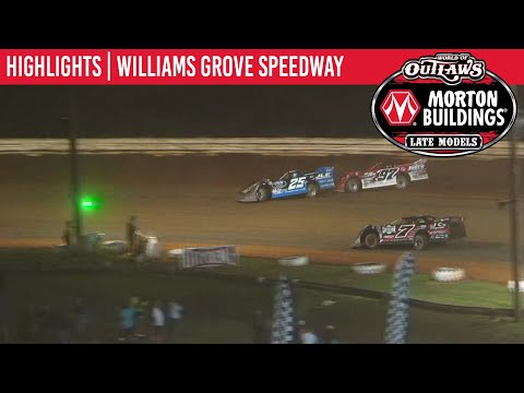 World of Outlaws Morton Buildings Late Models Williams Grove Speedway August 21st, 2020 | HIGHLIGHTS