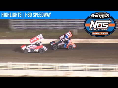 World of Outlaws NOS Energy Drink Sprint Cars I-80 Speedway August 30, 2020 | HIGHLIGHTS