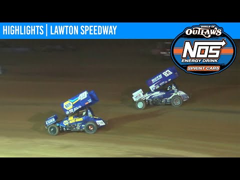 World of Outlaws NOS Energy Drink Sprint Cars Lawton Speedway September 18, 2020 | HIGHLIGHTS