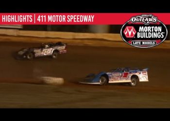 World of Outlaws Morton Buildings Late Models 411 Motor Speedway October 3, 2020 | HIGHLIGHTS