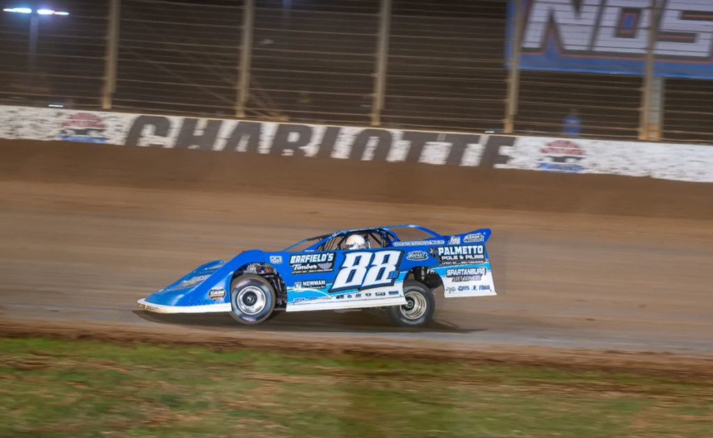 Trent Ivey races at The Dirt Track at Charlotte