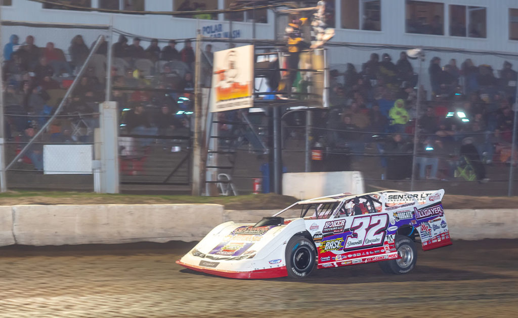 Bobby Pierce takes the checkered flag in 2022