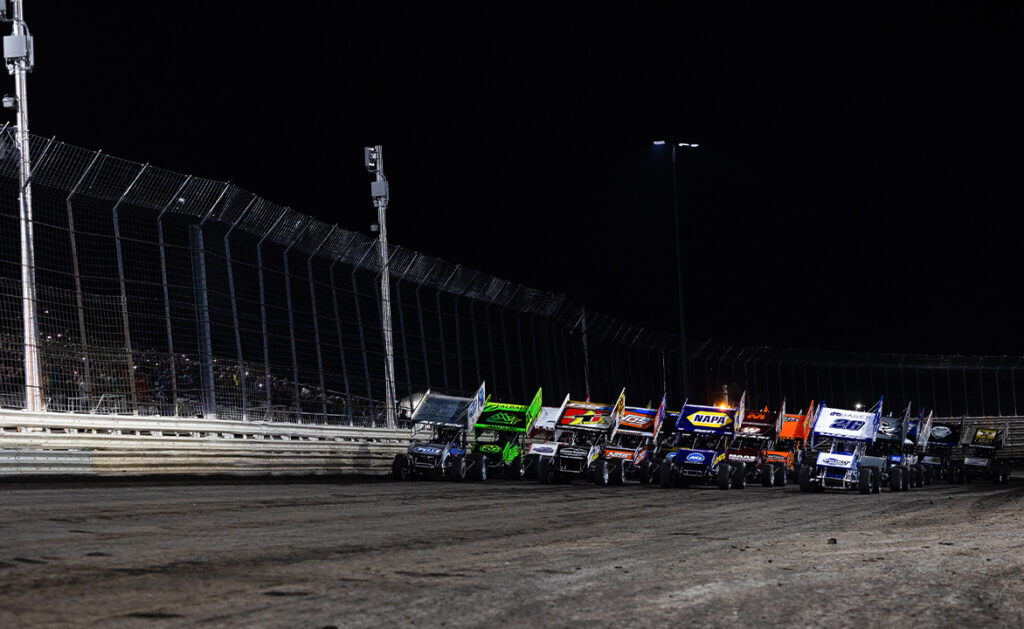 Knoxville Four-Wide Salute