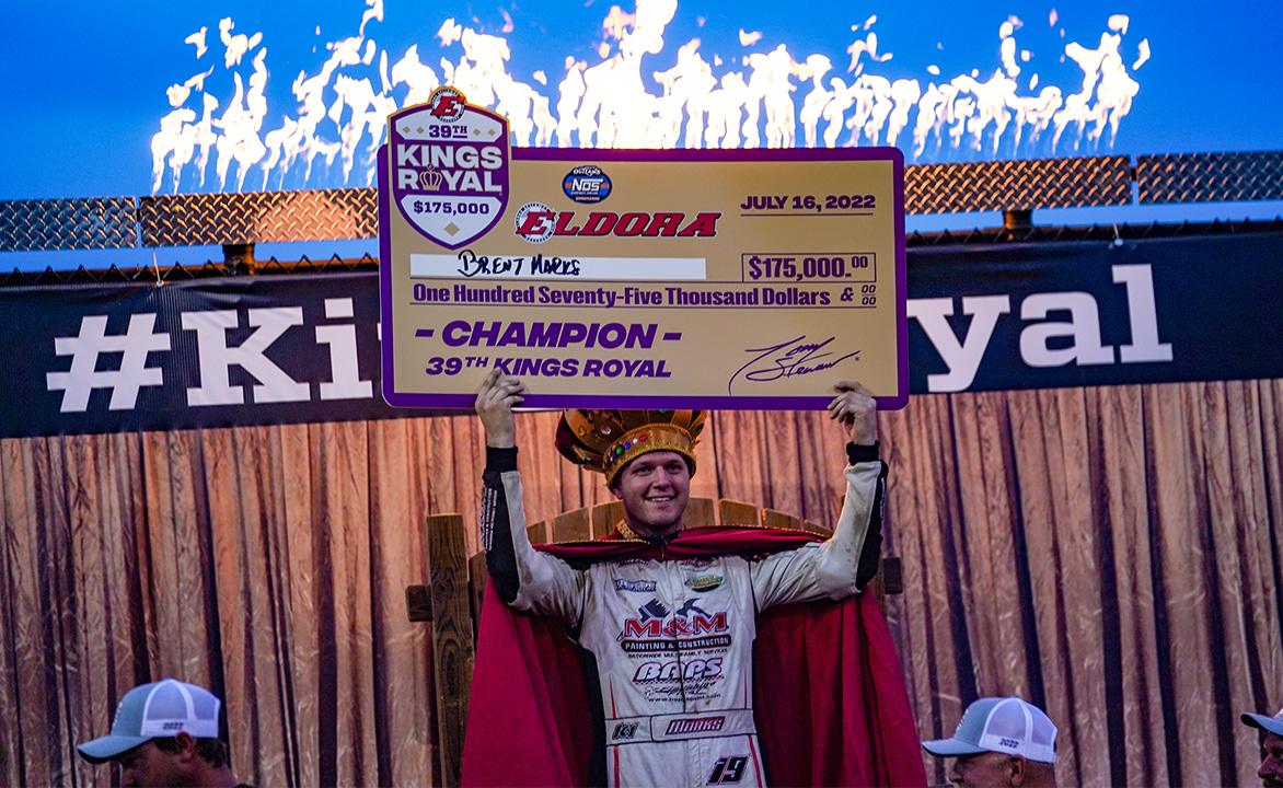 Brent Marks wins the Kings Royal 2022
