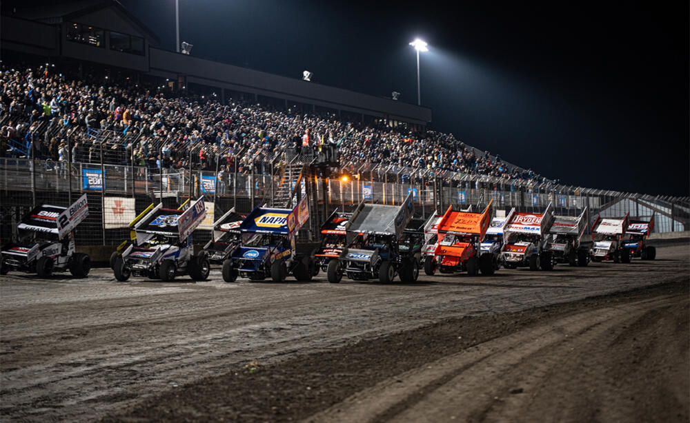 Four-Wide Salute at Jackson
