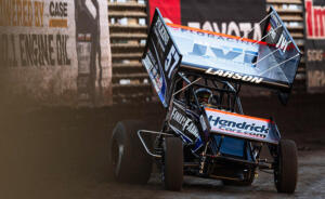 Kyle Larson at Knoxville
