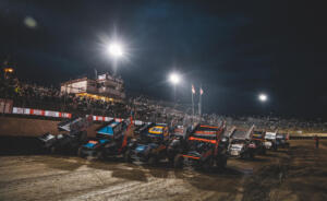 World of Outlaws Four-Wide Salute at Skagit