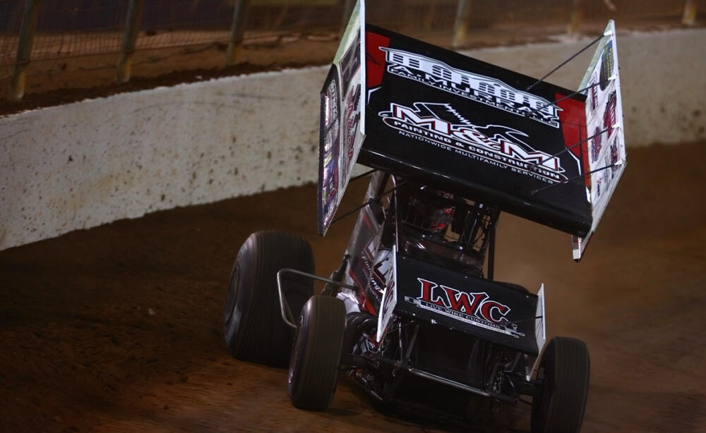 Brent Marks racing at The Dirt Track at Charlotte