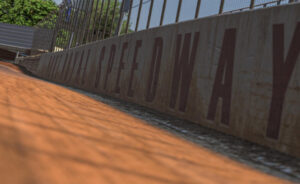 Port Royal Speedway track wall