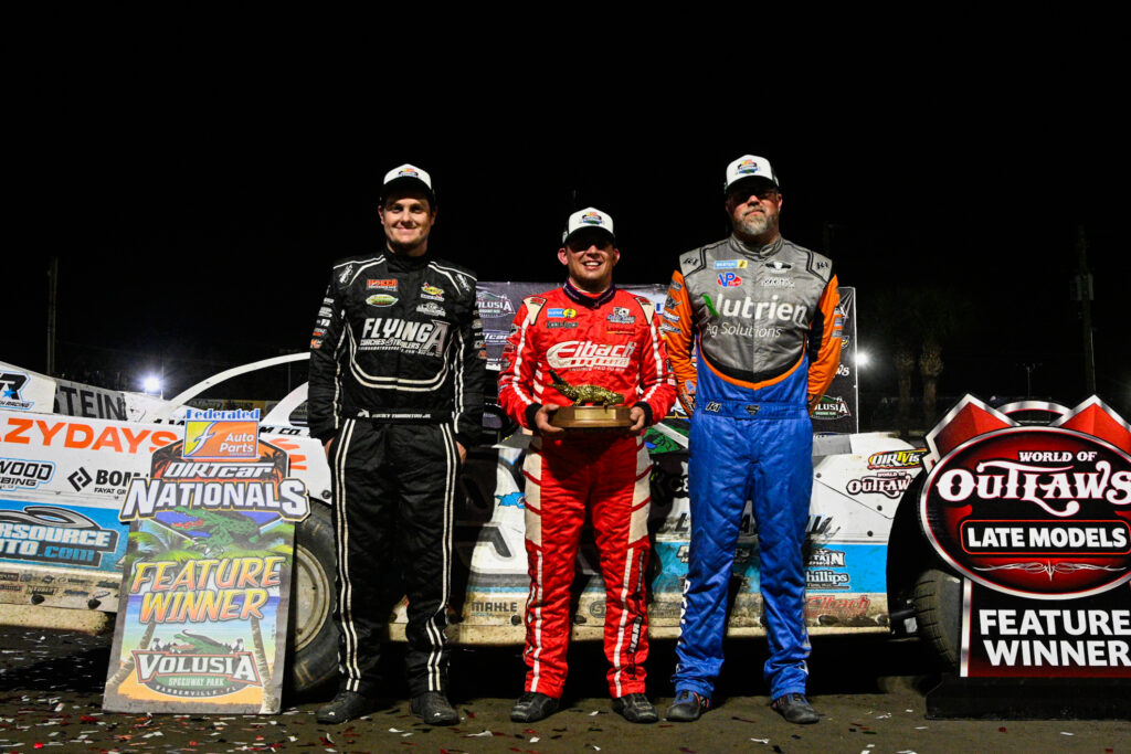 DIRTcar Nationals Friday podium