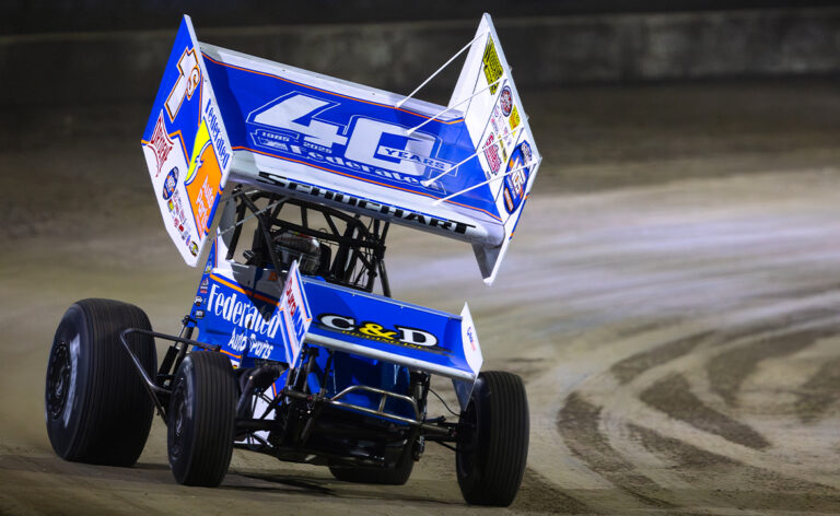 Logan Schuchart racing the Shark Racing No. 1S