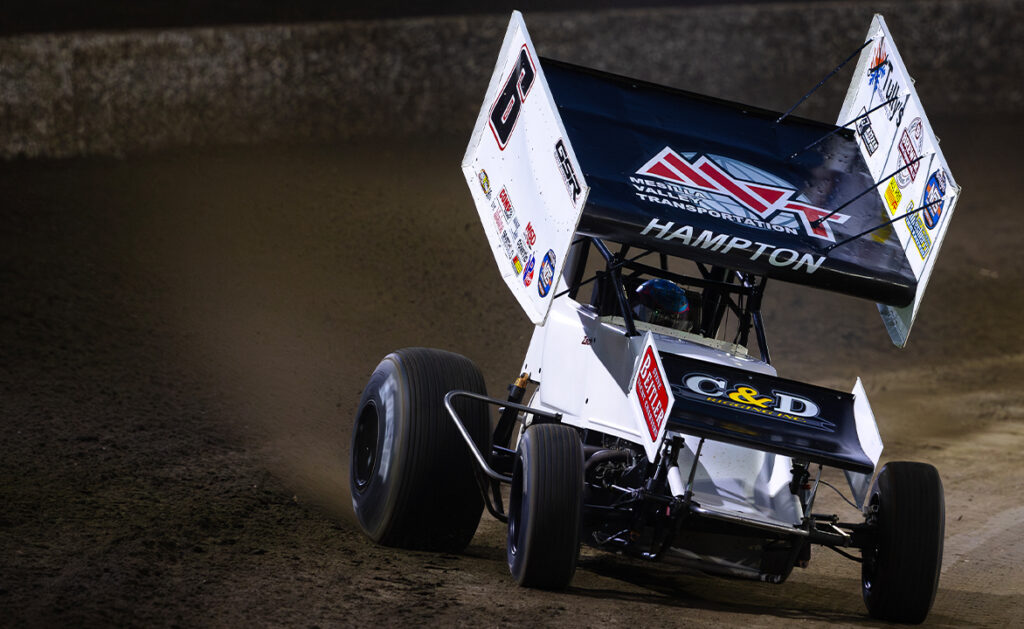 Zach Hampton driving the Bill Rose Racing No. 6