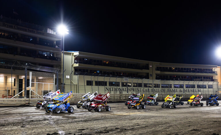 The World of Outlaws Sprint Cars at Knoxville Raceway