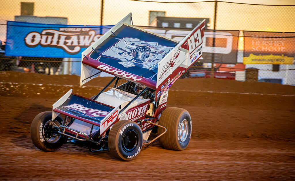 Michael Kofoid driving the Roth No. 83
