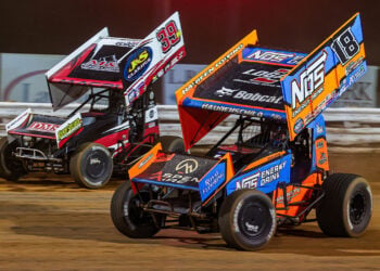 World of Outlaws Sprint Cars racing