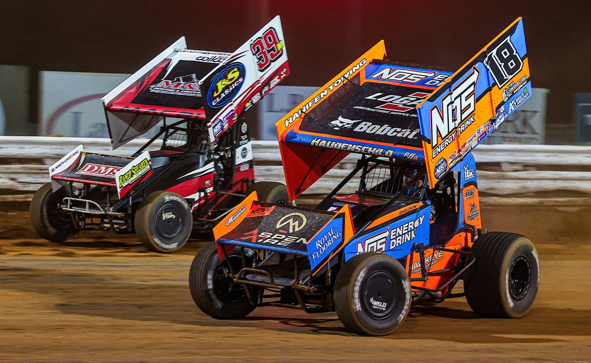 World of Outlaws Sprint Cars racing