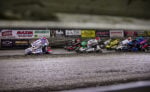 World of Outlaws Four-Wide Salute at Knoxville Raceway