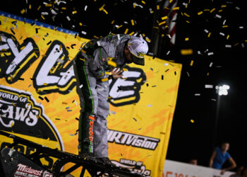 Erb in Victory Lane