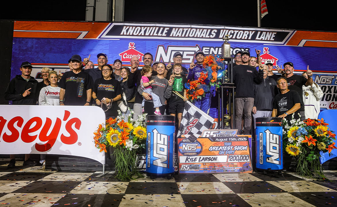 Silva Motorsports in Knoxville Nationals Victory Lane