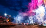 World of Outlaws Four-Wide Salute at the Knoxville Nationals