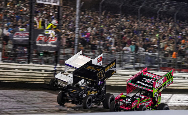 HOLY HAUD: Sheldon Haudenschild Tops Wild Photo Finish to Open Knoxville Nationals